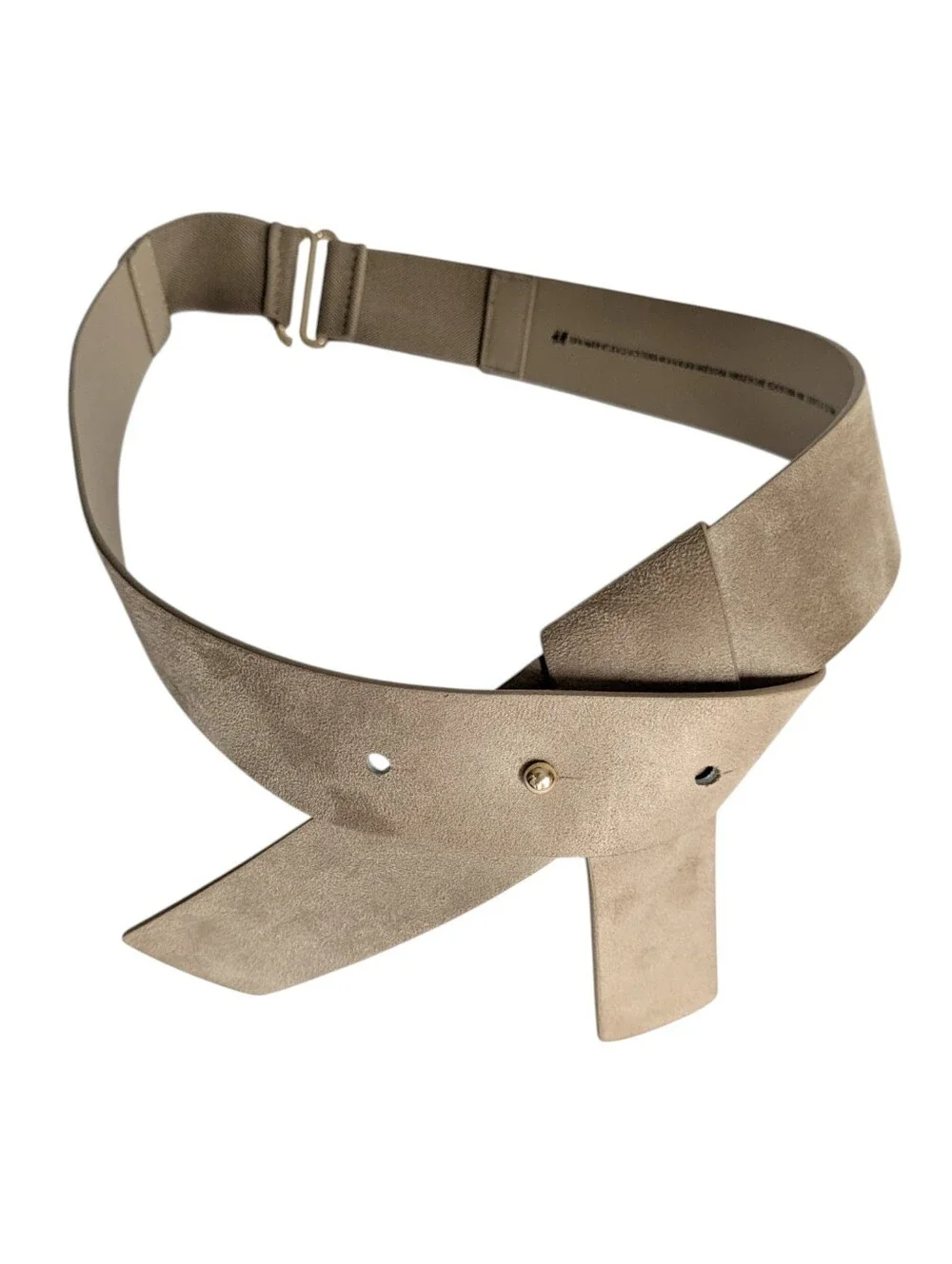 H&M Faux Suede Stretch Belt Size Medium